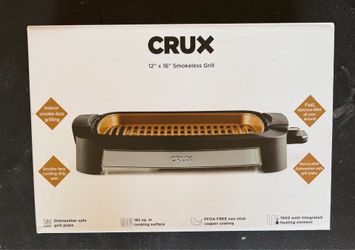Crux 12" x 16" Smokeless Indoor Electric Grill | Worth
