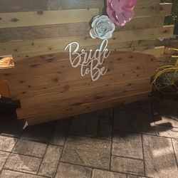 Bride To Be Wooden Sign.  Great For Wedding Shower 