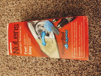 Mothers NuLens Car Auto Headlight Renewal Kit Cleaning Home Office School Dorm