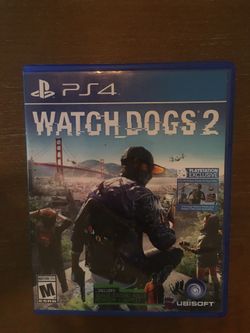 Sony PlayStation ps4 watchdogs 2