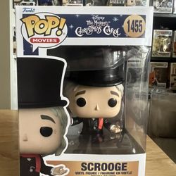Scrooge Muppets Christmas Carol Funko Pop #1455 Disney Movies Michael Caine Film
