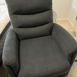 Gray Remote Control Lift Recliner