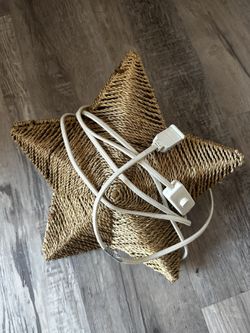 Wicker Star Lamp