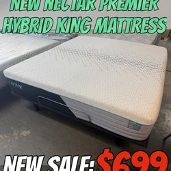 NEW NECTAR PREMIER HYBRID KING MATTRESS 