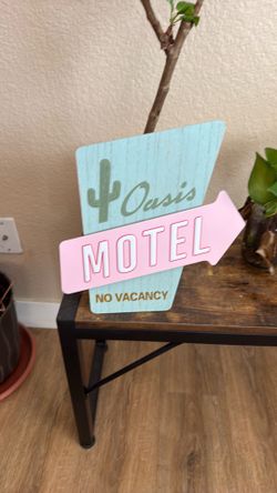 Vintage wall signs (set of 2)