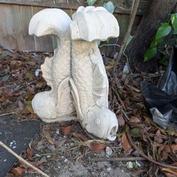 Two Unique Koi Fish Stands