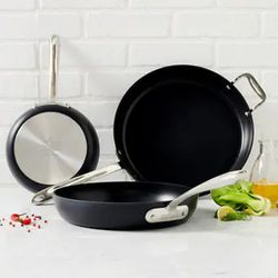 All Clad Hard Anodized Nonstick Frying Pan 3pack