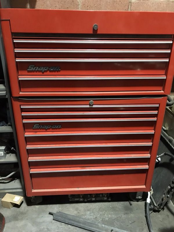 Snap On top and bottom toolbox
