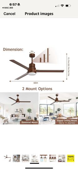 3 Blade Ceiling Light Fan