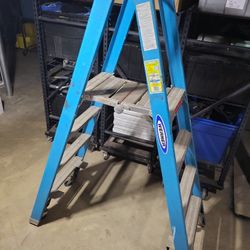 4ft Werner Twin Platform Ladder