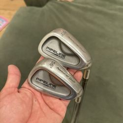Natural Gold Pipeline 450 56 And 60 Degree Wedge Set