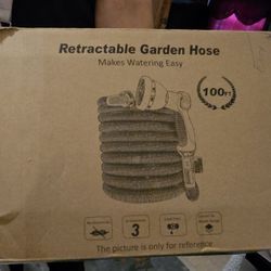 Retractable Garden Hose 100FT.                   $50/B.O.