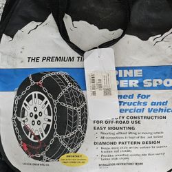 New Snow Tire Chains 2521