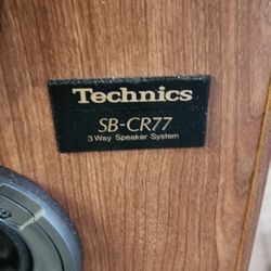 Vintage Technics SB-CR77 SPEAKERS 