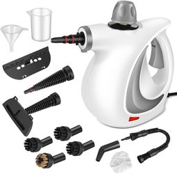 Handheld Pressurized Steam Cleaner with 12 pcs Accessories, Portable Steamer for Cleaning, Steam Cleaner for Home Use, Steamer for Cleaning Car, Furni