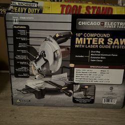 10” Miter Saw With Stand