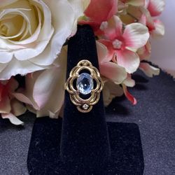 14K Topaz Ring 
