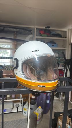 helmet large - Retro style motorcycle helmet