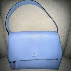 Baby blue purse