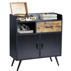 Vold Black Manufactured Wood Sideboard