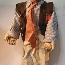 Porcelain Hobo Clows Doll ; 18 inch Tall.