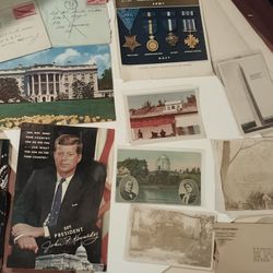 Vintage/Antique Lot Of Ephemeral Military Collectibles