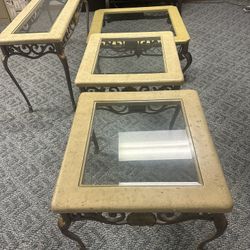 Four Beautiful End Tables( Sofa And Coffee Table