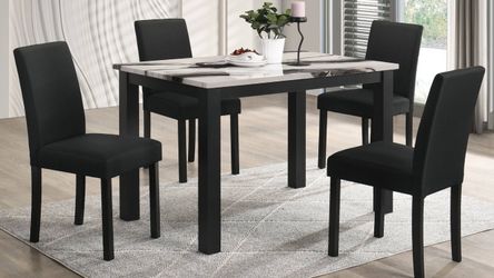 Resia faux Marble Dining Set!