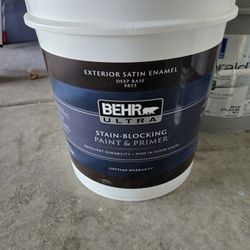 Unused 5 Gallon BEHR Ultra paint
