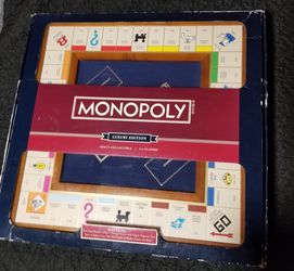Monopoly Wooden Deluxe Edition Game Brand New Never Played With