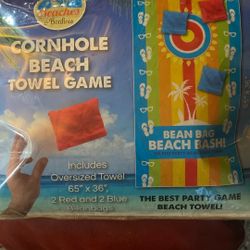 Cornhole Beach Towel Game