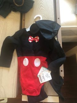 Mickey Mouse baby outfit