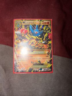 Mega Lucario EX Pokémon Card 113/111