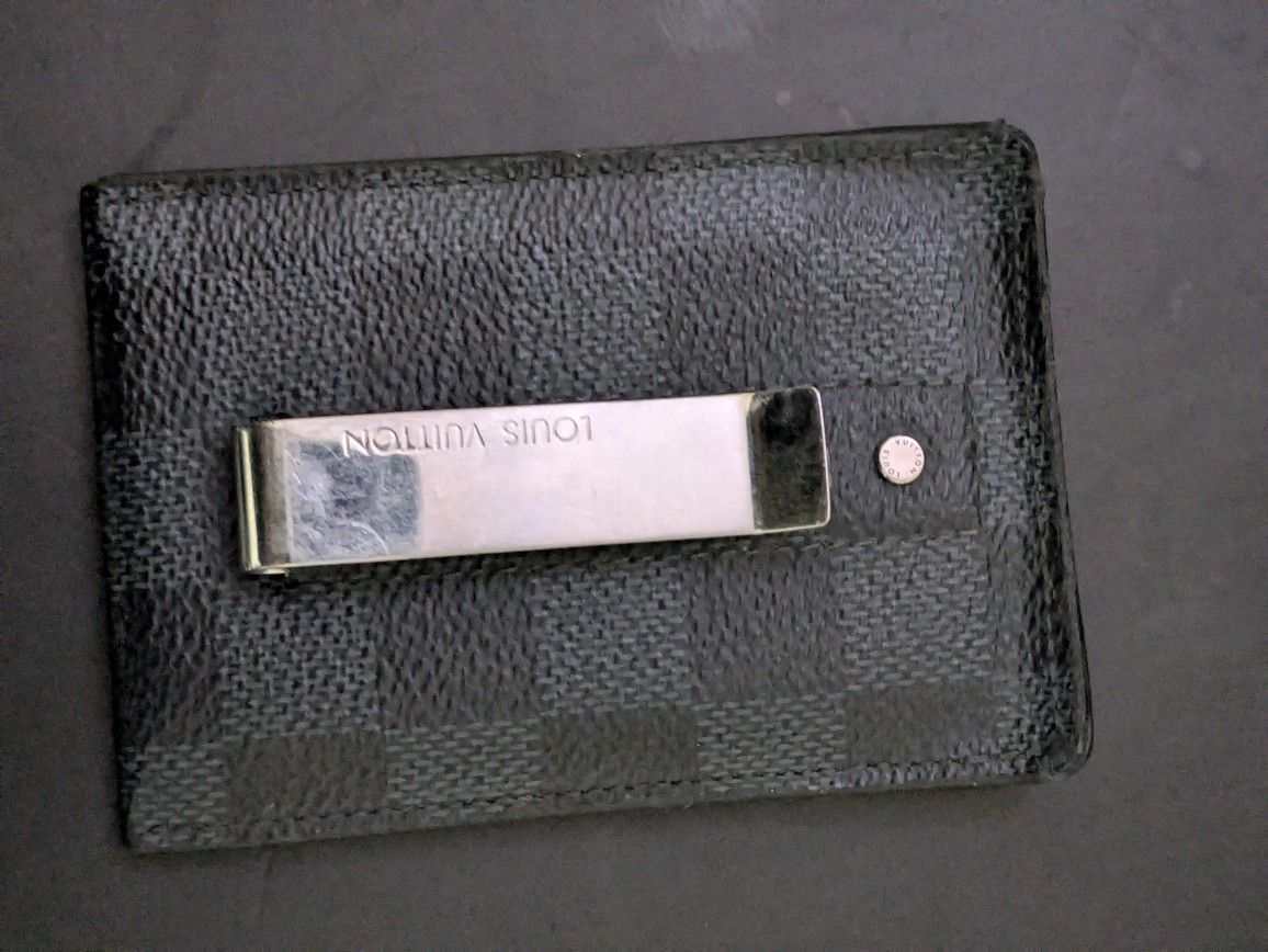 Louis Vuitton Damier Graphite money clip card holde
