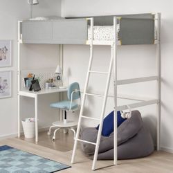 IKEA loft Bed With desk