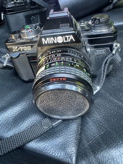 Minolta X-700 28mm Macro SLR Film Camera