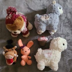 Stuffed Animals 10 Each