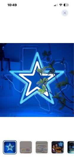 “New”NFL Dallas Cowboys LED Neon Wall Sign