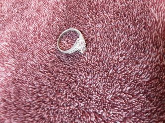 Silver Ring with cubic zirconium Stone