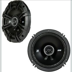 KICKER DSC650 6.5-Inch (160-165mm) Coaxial Speakers, 4-Ohm (Pair)
