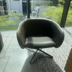 Blu Dot Close Encounter Swivel Lounge Chair 