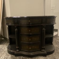 Demilune Chest/Console/Buffet/Sofa Or Entryway Table Looks Like Antique