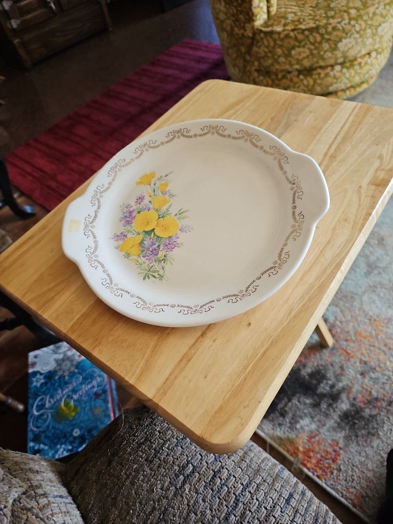 CALIFORNIA POPPY PLATE