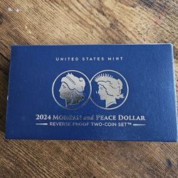 2024 Morgan And Peace Dollar Reverse Proof Two Coin Set