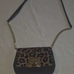Michael Kors Crossbody Bag  Leopard Print 
