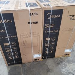 Brand New Midea Washer And Dryer Set - 3.7 & 6.7 Cu. Ft. - New In Box
