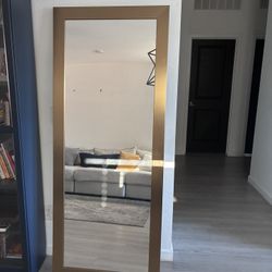 Large Golden Mirror 