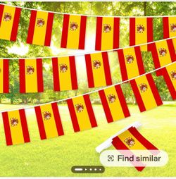 Spain flag banner