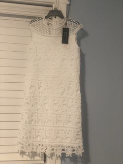 Guess white dress size 16Y