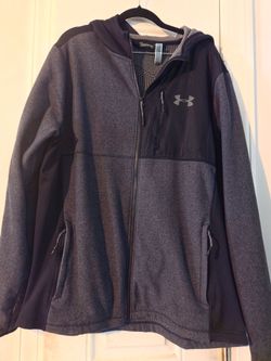 Mens hooded zip up jacket size large great for fall